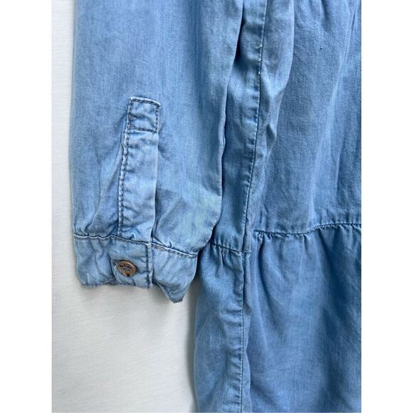 Mango Lyocell shirt dress Girl size 10 - Picture 5 of 6